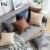 Import Faux Leather Throw Pillow Covers 18 x 18 inch Brown Modern Solid Decorative Square Bedroom Living Room Cushion  Cases from China