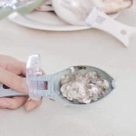 Fish scale scraping scale with lid kitchen flake ice machine for fish planer manual fish scale removing tool
