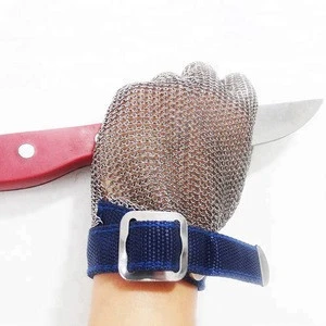 Five Fingers Stainless Steel Gloves With Cut Resistant For Cooking