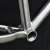 Import fixed gear bicycle frame titanium road bike frame with intergrated seat post from China