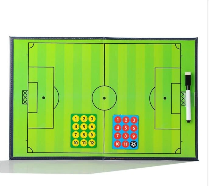 fold magnetic soccer coach board book
