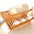 Import Folding double-layer plate rack,bamboo kitchen shelving rack wooden tableware storage rack from China