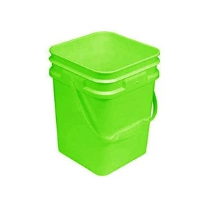 Buy Food Grade 5 Gallon 20 Litre Plastic Square Bucket Pail Suitable For  Fish Tank Storage Box Sauce Grain Packaging Usage from Tangshan Qiming  Trade Co., Ltd., China