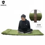 foot Press Pump Sleeping Pad with pillow Inflatable Sleeping Mat