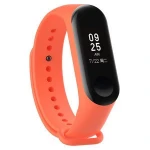 For Xiaomi Mi Band 3 Straps, Rubber Silicone Wristband Watch Band for Xiaomi Mi Band 3