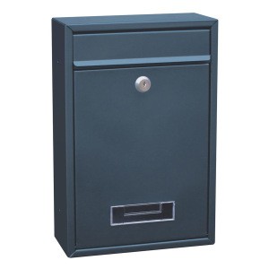 Foshan 4012 american mailbox/ aluminum and galvanized steel mailbox/ parcel mail box with post
