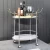 Import Free Sample Glass Gold Metal Rolling Trolley Bar Cart With Wine Rack from China