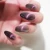 Import French Chasing Light Cat Eye press on nails purple fake nails Acrylic PMMA Almond shaped 30pcs with Packing from China