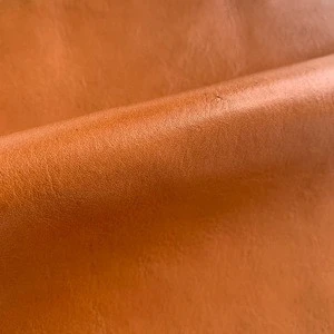 Full grain natural crinkle cow vegetable tanned leather Genuine cow leather for sofa for bags