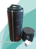 Full set empty spray aerosol can with valve nozzle and plastic cap