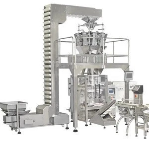Fully Automatic Plastic Bag Wire Nail Hardware packing machine with Multihead weigher