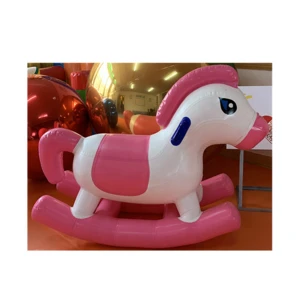 Funny kids riding animal toy/ inflatable rocking horse model /baby toys inflatable pony horse for sale