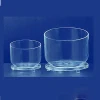 fused clear quartz crucible for laboratory instruments/apparatus