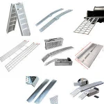 Galvanized Steel ATV Motorcycle Ramps 1.5m Length Steel Motorcycle Ramp