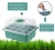 Import Garden 6 12 Cell Seed Starter Tray With Lid Dome Plant Nursery Box Kit Germination Grow Breathable Seedling Tray from China