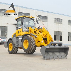 garden farm zl-20 new condition snow blade wheel loader 1cbm bucket loader for sale