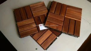 Garden solid wood flooring interlocking deck tile