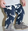 GH032 high quality baby boys kids Christmas deer pattern pants