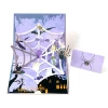 Good Price Halloween Spider 3D Pop Up Blank Greeting Cards and Envelopes Wholesale