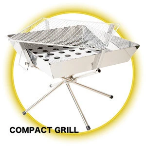 Good quality 3kg stainless steel chrome plating barbeque grill japanese bbq