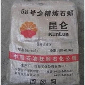 Good quality kunlun brand Fully refined paraffin wax