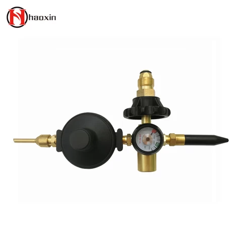 Good quality two in one type for Latex and Foil balloon helium gas regulators
