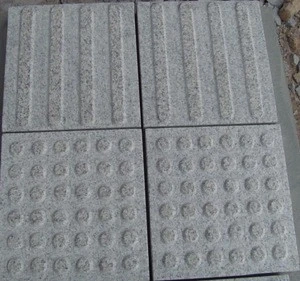 grey granite tactile stone for blind paving