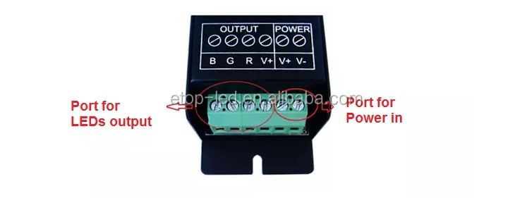 Buy Gt666 18a Wireless Controller Rf Touch Panel Led Dimmer Rgb Remote ...