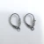 Import H1009 Silver Flower Lever Back Drop Earring Components Nickel Safe Material from China