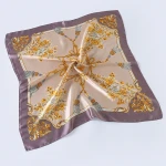 handkerchief silk satin scarf women small scarf silk