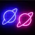 Import Handmade Home Decor Planet Led Neon Lights Flex Rope Led Neon Wall Decorative Lights from China