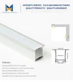 Hanging led aluminum extrusion profile surface mounted Led Aluminum Profile led light strip profile