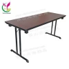 HC-T50 Laminated table top modern metal black folding conference  table for sale