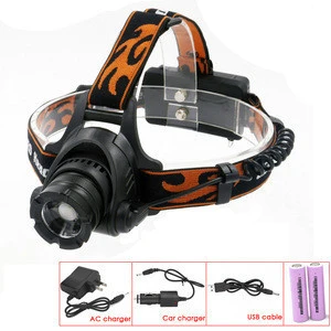 High Power led Headlamp, Most Powerful Rechargeable led Headlamp,10W L2 U2 LED,for Camping hunting