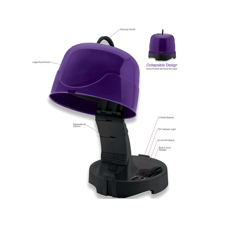 High quality 1800-2000W multifunction bonnet style hair dryer, hair bonnet hood hair dryer attachment