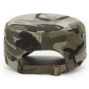 High Quality Army Camouflage Flat Top Cap,Outdoor Sports Camo Baseball Hat,Casquette Cap