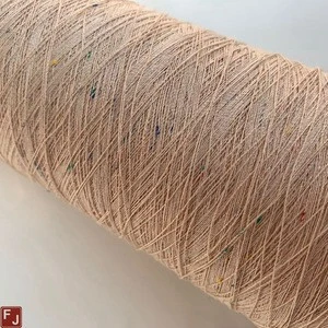 High quality cored spun modacrylic glass fiber fabric yarn