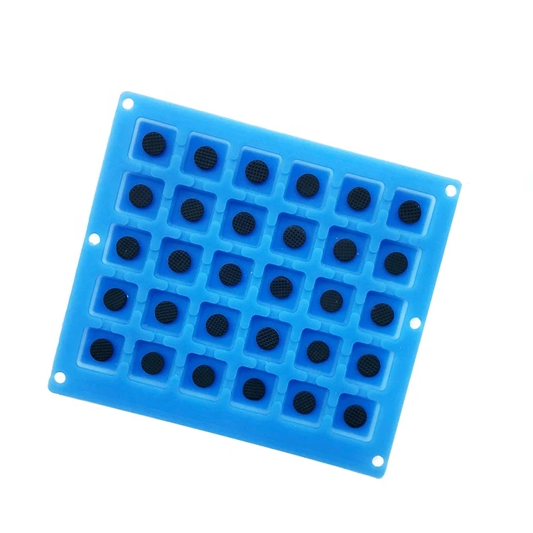 High quality customized waterproof sensitive rubber silicone keypad keyboards