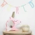 Import High quality cute shape wooden tin money saving box for kids room decor from China