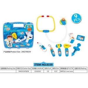 high quality doctor play set toy with light and sound