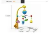 High quality electric multifunctional bed bell musical mobile baby for sale