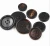 Import High Quality Fashion 4 holes natural Horn Buttons For clothes from China