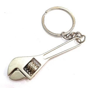High quality low price custom wholesale hardware tool wrench key chain stuff toy