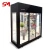 Import High quality stainless steel and food grade PE material florist refrigerated display cabinet from China