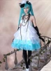 High Quality VOCALOID Miku Lolita Costume Anime cosplay Costumes Lolita Dress uniforms Halloween Costumes