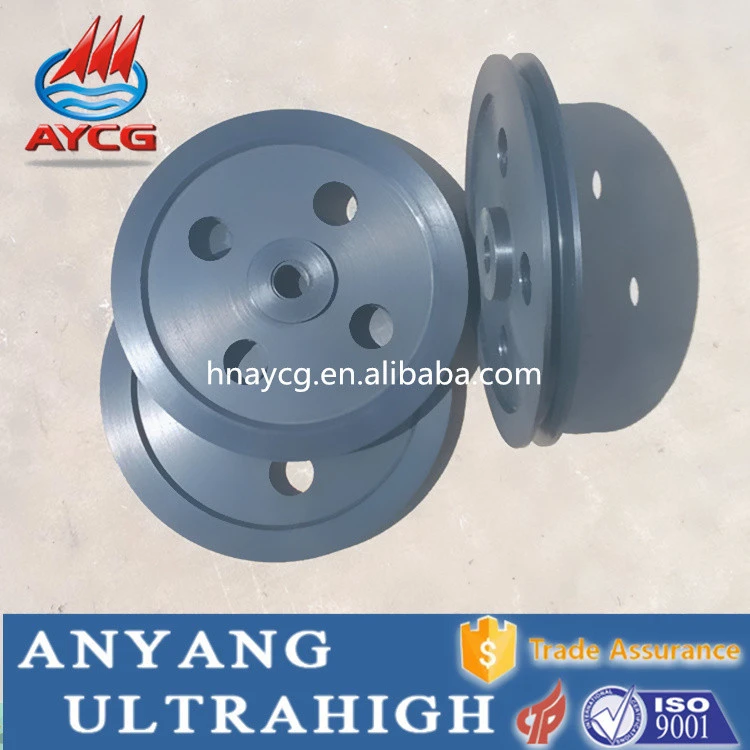 high quality wear resistance roller bearing U groove pulley