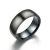 Import High Quality Wholesale Fashion Custom Jewelry Blanks Mens Titanium Steel Black Ring from China