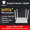 Home 1800Mbps mesh routers wifi 6 Dual-Band Gigabit High Speed 1.2Gbps wireless router wifi repeater 4g router