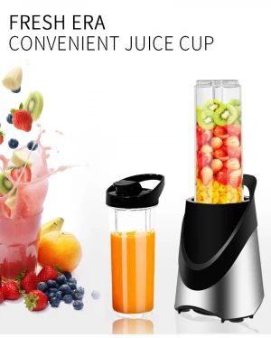 Home Appliance 2 Blades  Electric Mini Juice Blender Rechargeable Fruit Processor