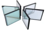 home building skyscraper Curtain wall doors and windows indoor partitions or freezers insulating glass hollow glass